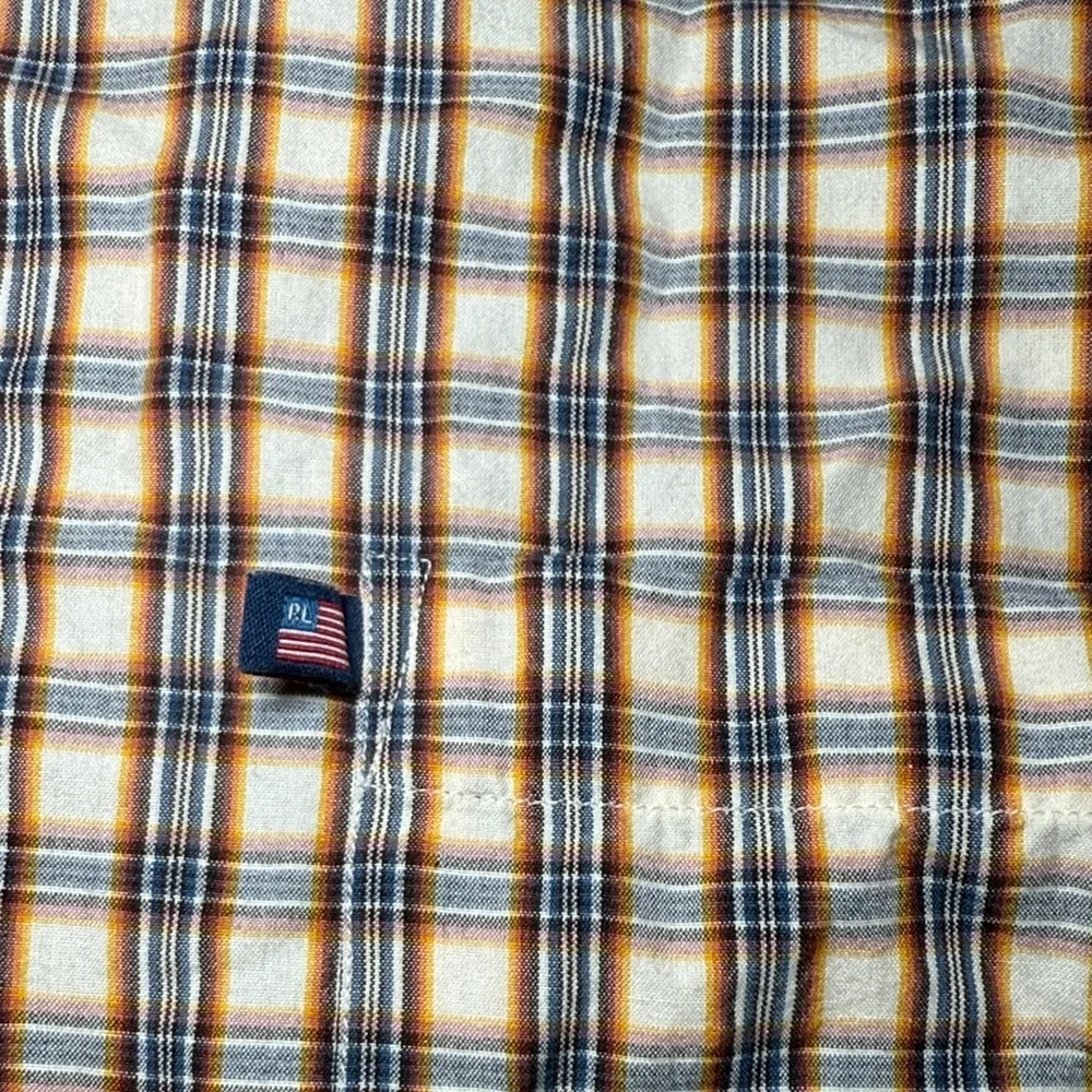 Vintage Polo Jeans Co Ralph Lauren Checked Long Sleeve Button Down Shirt Men XL